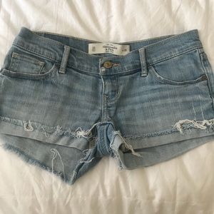 Denim shorts